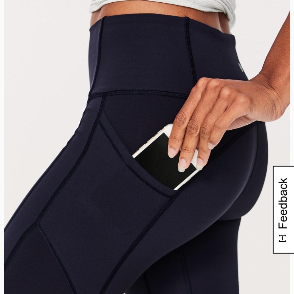 SOLD LULULEMON ALL THE RIGHT PLACES CROPS
